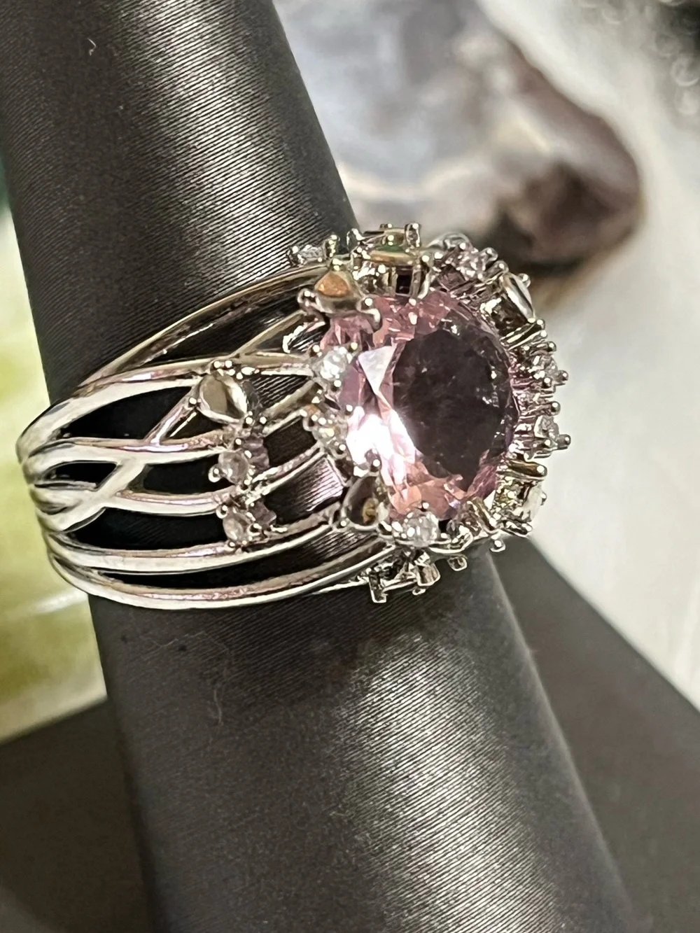 Pink Cocktail Ring